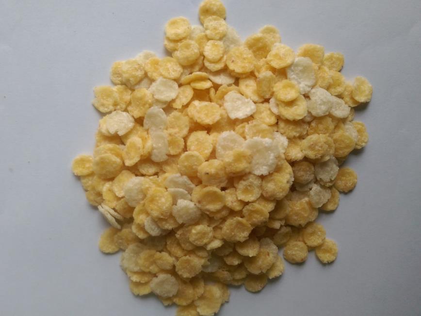 Cornflakes made by flakes making machine