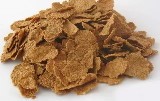 Bran flakes made by cerel flakes making machine