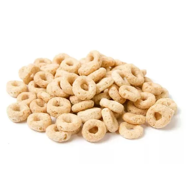 Puff oats loops made by Breakfast cereal machinery