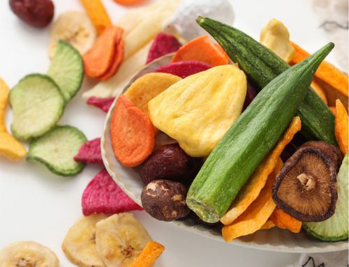 Baked dried fruit veggie chips snack food production line