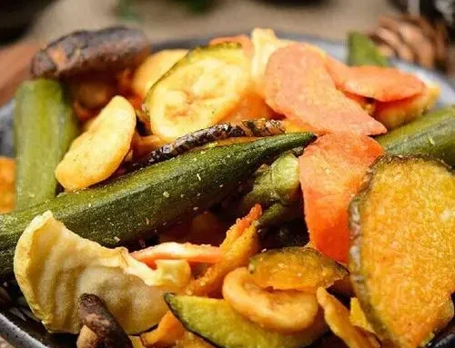 Vacuum fried fruit veggie chips snack food equipment