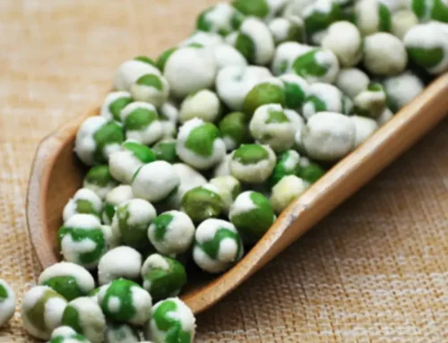 Coated wasabi peas snacks food factory processing machine