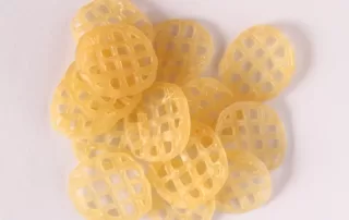 Wheels made by pellet snacks making machine