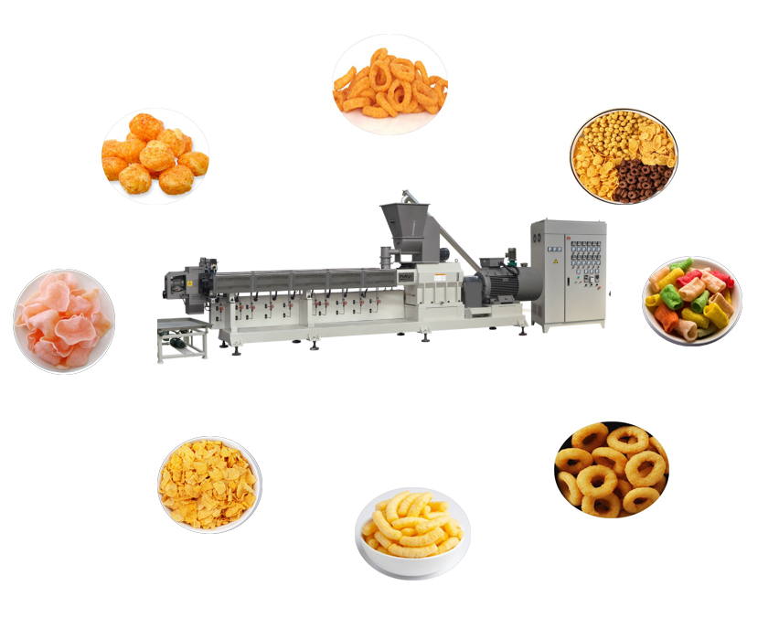 extrudierte Snacks