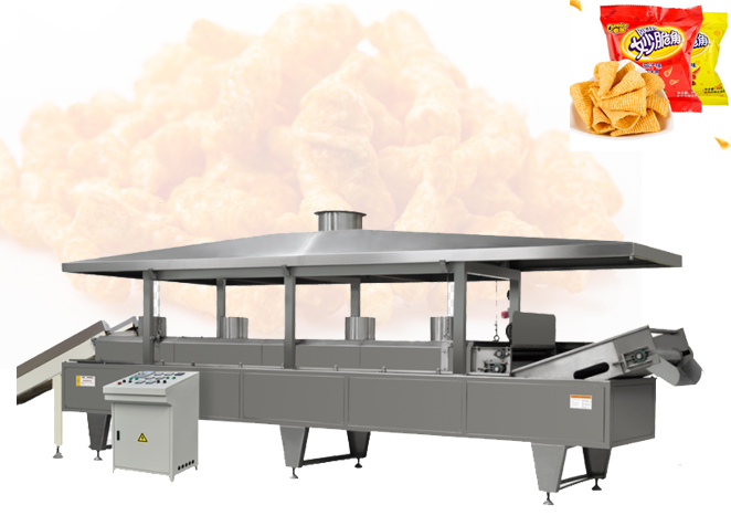 continuous frying machine features