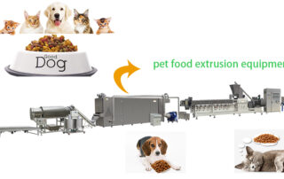 équipement d'extrusion d'aliments pour animaux de compagnie