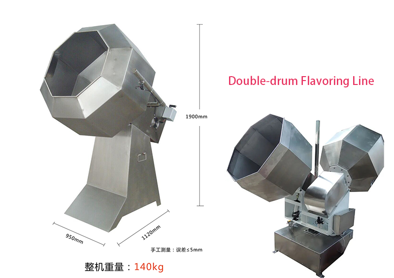 seasoning machine for snacks